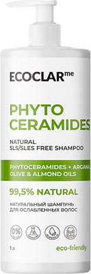Шампунь для волос ECOCLARme Натуральный для ослабленных волос (1л)