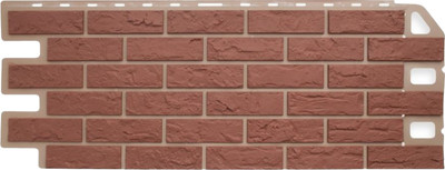 Сайдинг Альта-профиль Кирпич Красный (1.14x0.48м)