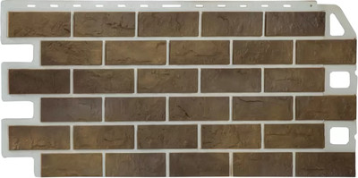 Сайдинг Альта-профиль Кирпич рустикальный 02 (1.11x0.45м)