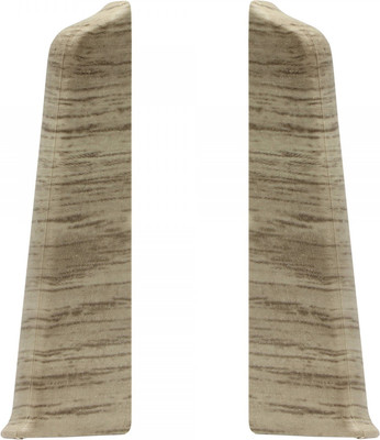 Заглушка для плинтуса LinePlast 85мм LS019 (2шт, флоупак)