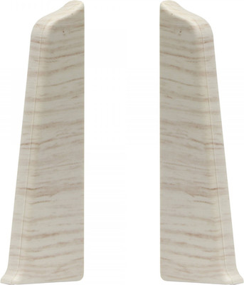 Заглушка для плинтуса LinePlast 85мм LS023 (2шт, флоупак)