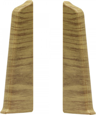 Заглушка для плинтуса LinePlast 85мм LS025 (2шт, флоупак)