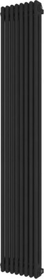 Радиатор стальной Faberg Extra 2 боковое подключение (черный матовый RAL-9005, 8 секций)