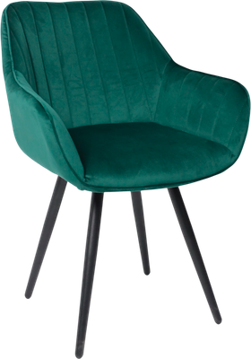 Стул Аврора Роан 2 (изумрудный велюр Mirey 32/черный)