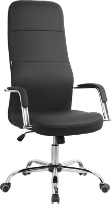 Кресло офисное King Style SHL-16 Glance PU Chrome (черный)