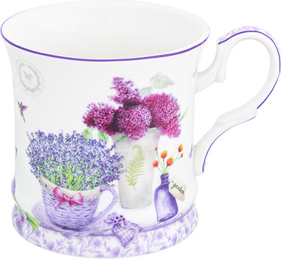Кружка Elan Gallery Лаванда / 420485 (New Bone China)