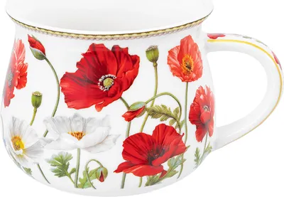 Кружка Elan Gallery Маки / 420747 (New Bone China)