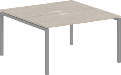 Комплект письменных столов Norden 120х163.8х75 / SG.247.OD.44.AN (антрацит/дуб темный)