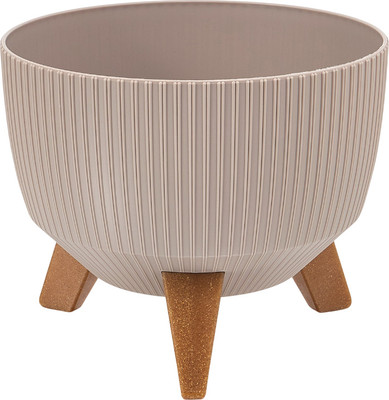 Кашпо Эльфпласт Vinto ЕР661 (9.4л, темно-бежевый)