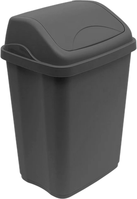 Мусорное ведро Эльфпласт Ultra EP590 (16л, графитовый)