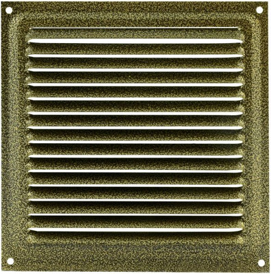 Решетка вентиляционная Нора-М 150x150 с сеткой / 2178 (старая бронза)