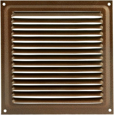 Решетка вентиляционная Нора-М 150x150 с сеткой / 2122 (старая медь)