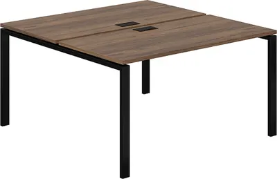Комплект письменных столов Norden 140х143.8х75 / SG.245.DM.63.BL (черный/дуб модена)