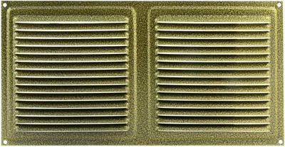 Решетка вентиляционная Нора-М 150x300 с сеткой / 15472 (старая бронза)