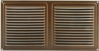 Решетка вентиляционная Нора-М 150x300 с сеткой / 15473 (старая медь)
