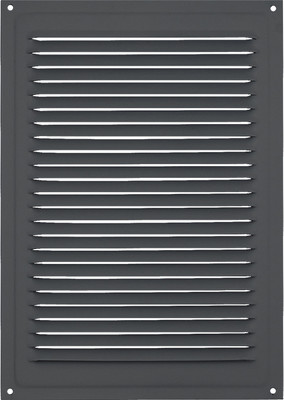 Решетка вентиляционная Нора-М 160x230 с сеткой / 20177 (графит)