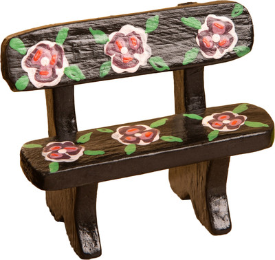 Аксессуар для кукольного домика Sima-Land Скамейка с цветами 10465178