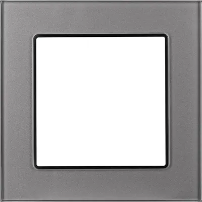 Рамка для выключателей и розеток Arlight FRM-GLARE-GS-1-GR / 043788