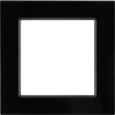 Рамка для выключателей и розеток Arlight FRM-GLARE-GS-1-BK / 043787