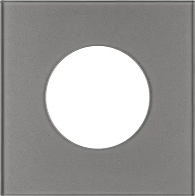 Рамка для выключателей и розеток Arlight FRM-GLARE-GC-1-GR / 043834