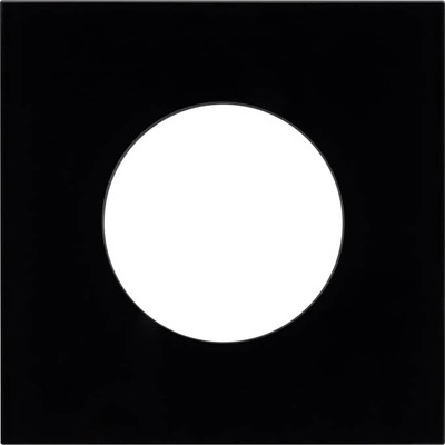 Рамка для выключателей и розеток Arlight FRM-GLARE-GC-1-BK / 043833