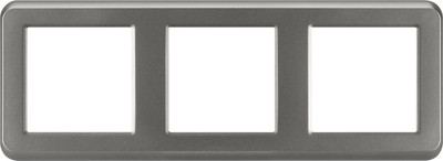 Рамка для выключателей и розеток Arlight FRM-VERSA-PL-3-GR / 043785