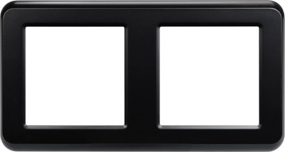 Рамка для выключателей и розеток Arlight FRM-VERSA-PL-2-BK / 043778