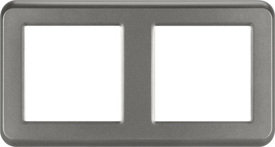 Рамка для выключателей и розеток Arlight FRM-VERSA-PL-2-GR / 043780