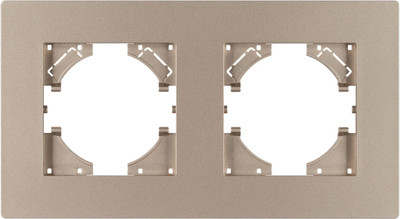 Рамка для выключателей и розеток Arlight FRM-PERIO-PL-2-GD / 049753
