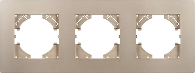 Рамка для выключателей и розеток Arlight FRM-PERIO-PL-3-GD / 049757
