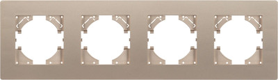 Рамка для выключателей и розеток Arlight FRM-PERIO-PL-4-GD / 049761