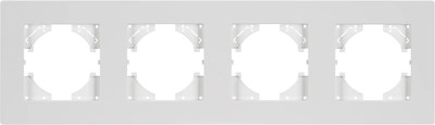Рамка для выключателей и розеток Arlight FRM-PERIO-PL-4-WH / 049758