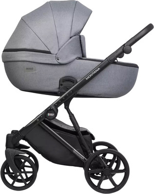Детская универсальная коляска Riko Montana 3в1 (52, серый)