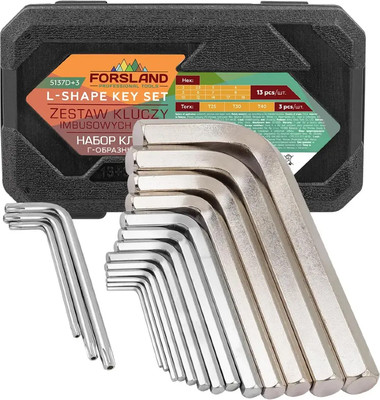 Набор ключей Forsland 5137D+3 (66148)