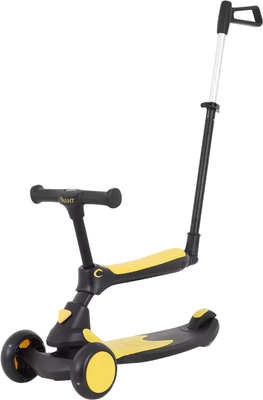 Самокат детский Rant Rider Plus / RB100 (черный/желтый)
