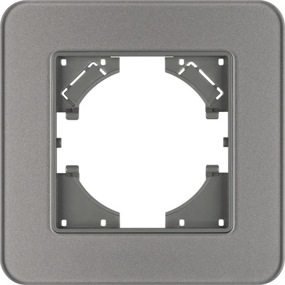 Рамка для выключателей и розеток Arlight FRM-OMALI-GS-1-GR / 049665