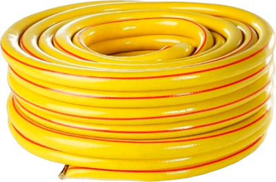 Шланг поливочный No Brand Радуга 3/4 (25м, желтый/красный)