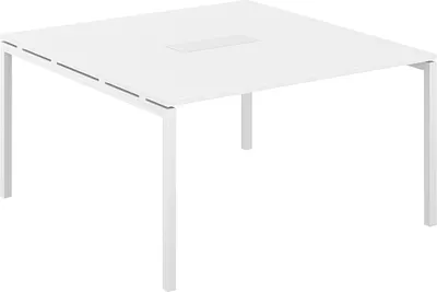 Стол для переговоров Norden 120х123.8х75 / SG.271.WH.44.WH (белый/белый)