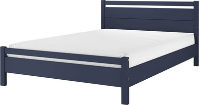 Полуторная кровать Bravo Мебель Вероника-1 120х200 (темный лазурный)