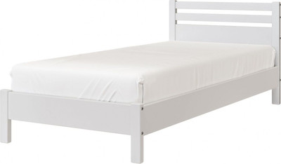 Двуспальная кровать Bravo Мебель Милена 140х200 (белый античный)