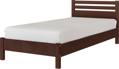 Двуспальная кровать Bravo Мебель Милена 140х200 (орех)