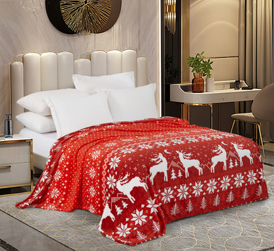 Плед Павлина Олени Красные Нг 150x200