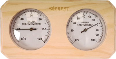 Термогигрометр для бани Everest TG-10 (кедр)