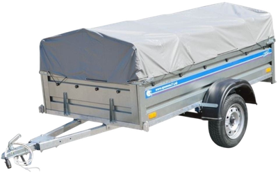 Прицеп для автомобиля Кремень Профи 2.5х1.3 (борт 50см, тент 30см)