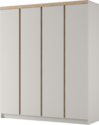 Шкаф Bravo Мебель Юта ШР-4 (персидский жемчуг/дуб торонто)