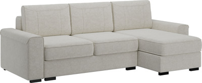 Диван угловой Bravo Мебель Леон Стандарт 10 вариант (перламутровый)