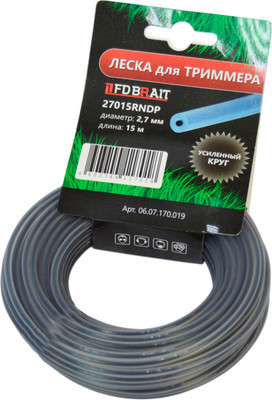 Леска для триммера Brait BR 2.7x15 27015 RNDP / 06.07.170.019
