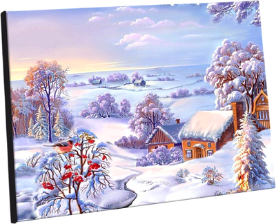 Картина по номерам Флюид Зимний Пейзаж / SHR0563