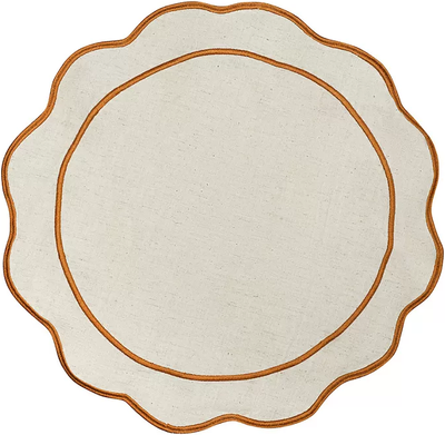 Сервировочная салфетка Tkano Anemone Trendy Ruffles / TK25-PM0005 (карри)