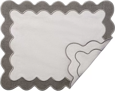 Сервировочная салфетка Tkano Trendy Ruffles / TK25-PM0007 (серый)